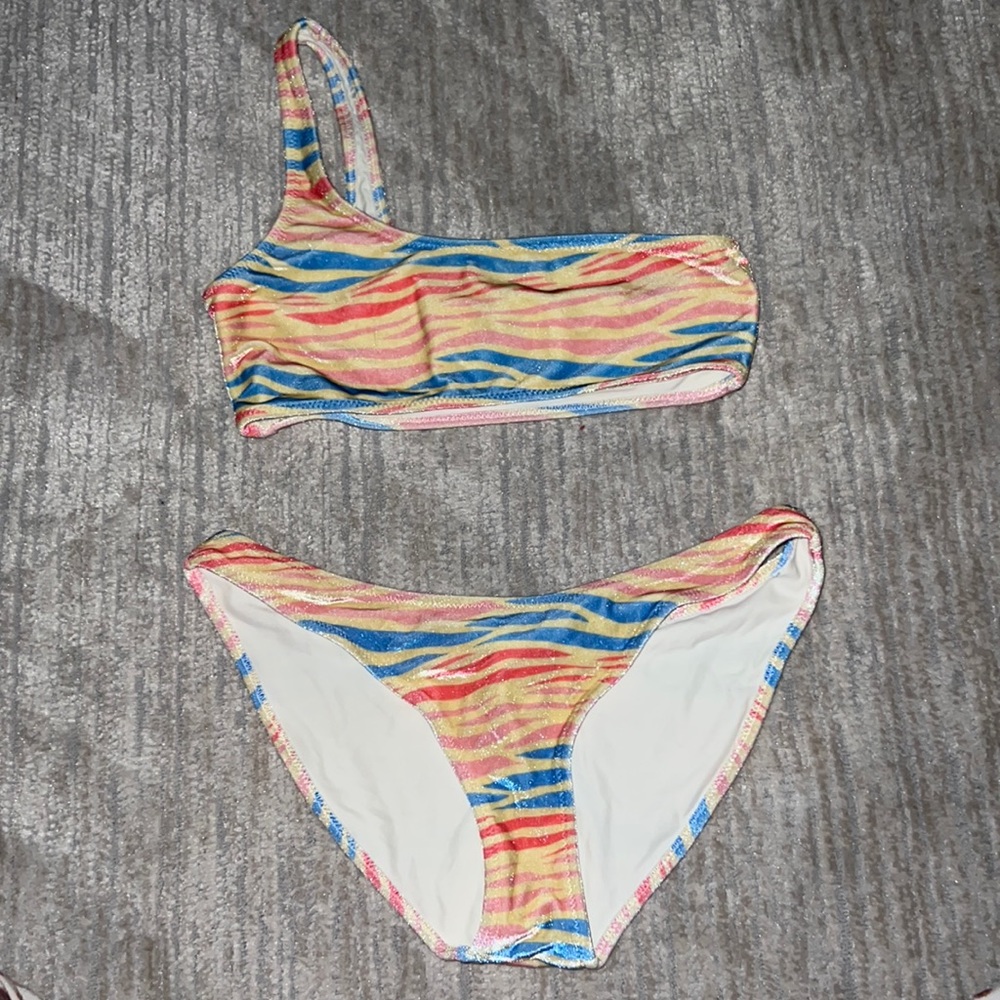Triangl swimsuit bottoms and top extra small full coverage bottom worn once